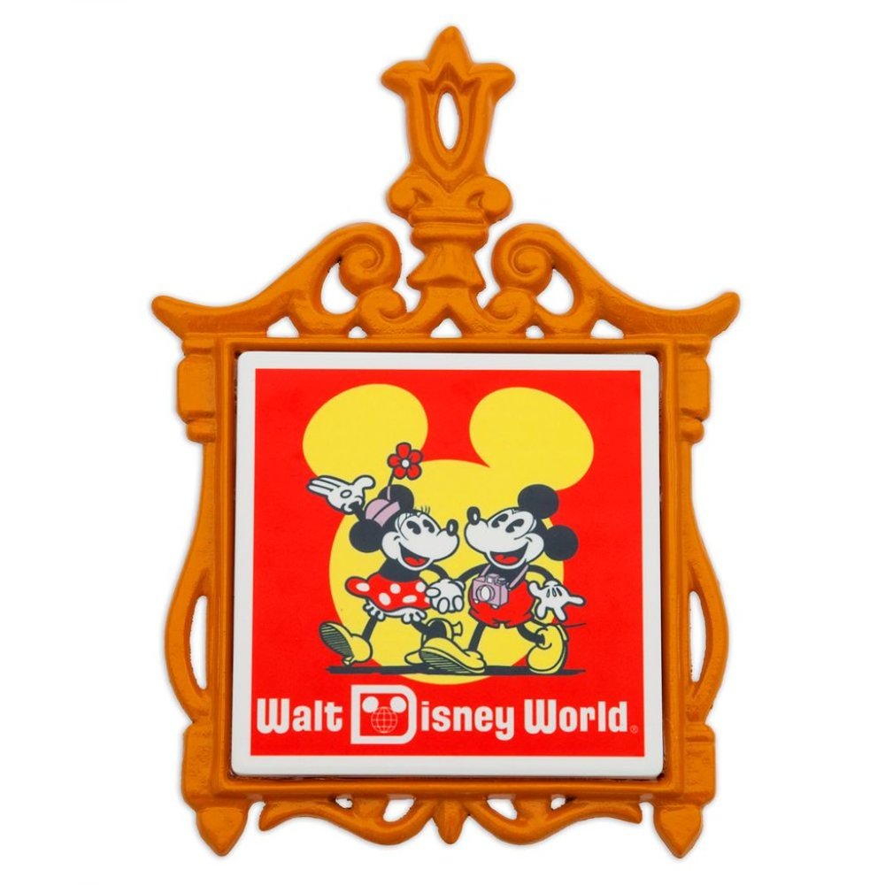 DISNEY WDW 50th ANNIVERSARY VAULT COLLECTION POT COOKING TRIVET RETRO MICKEY NEW